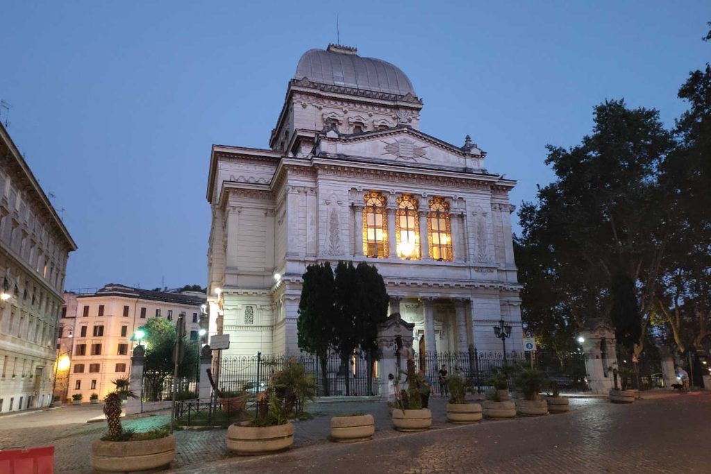 Great Synagogue of Rome (Tempio Maggiore di Roma) at the Jewish quarter