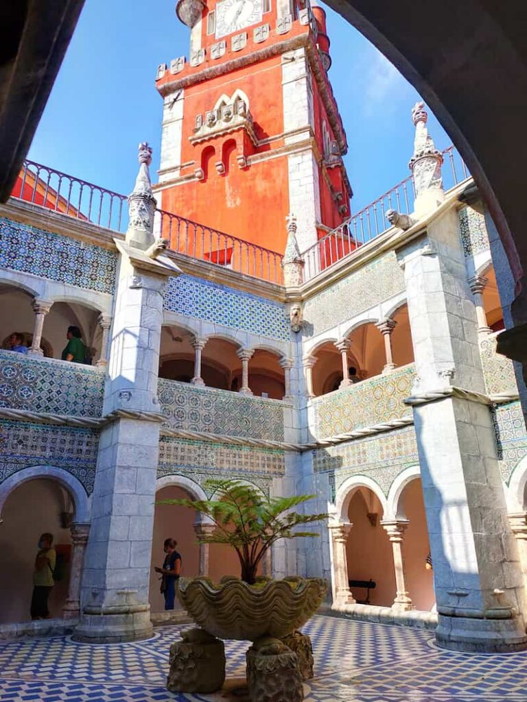 Courtyard at Palácio da Pena, Sintra