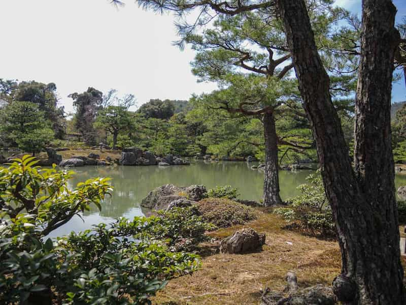 Ginkakuji temple garden view, Kyoto