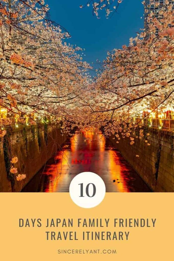 Sincerely Ant 10 days Japan Travel Guide cover image