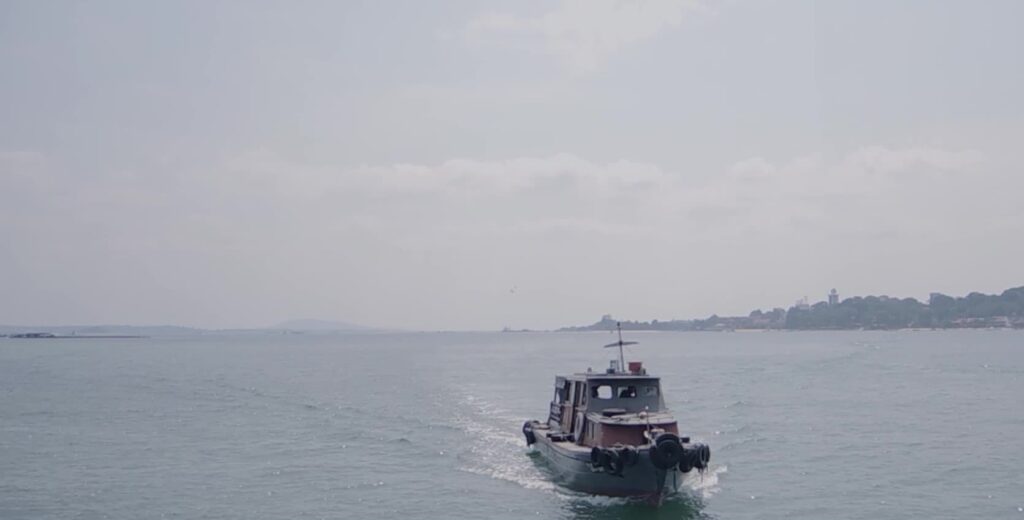 Bum boat ride to and from Pulau Ubin