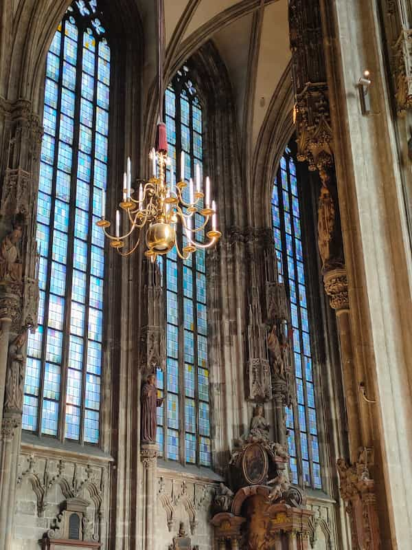 Chandelier at st. Stephen's cathedral