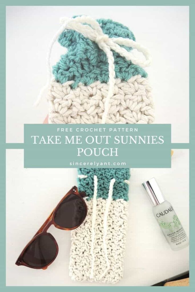 Crochet Sun Glasses Pouch