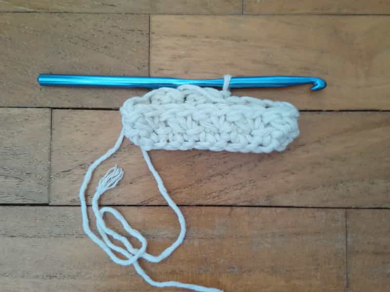 Step 3 Crochet Sunnies Pouch. How it looks like from front.